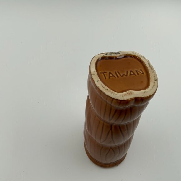 Vintage Tiki Tumbler Orchids of Hawaii from Taiwan Golden Brown - Picture 6 of 6